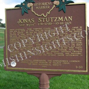 Jonas Stutzman Sign Photo